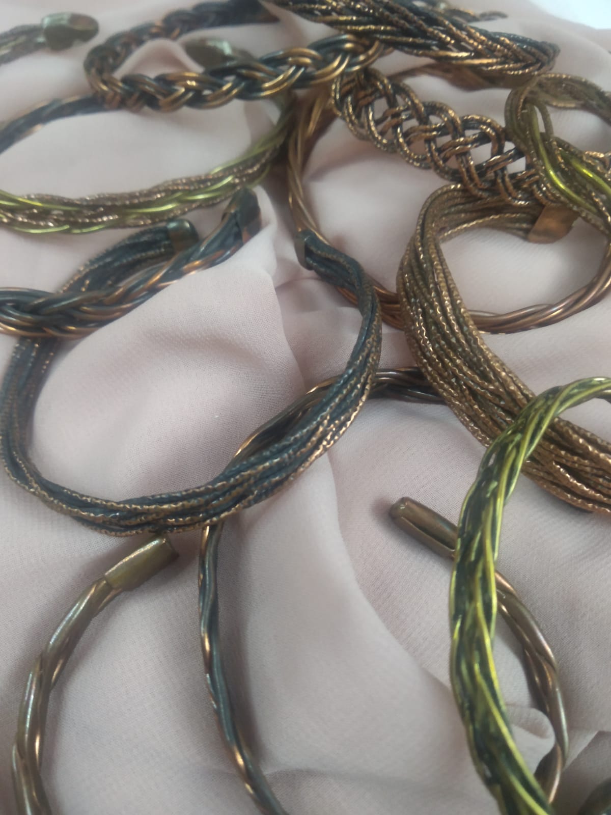 Bakır Örme Bileklik